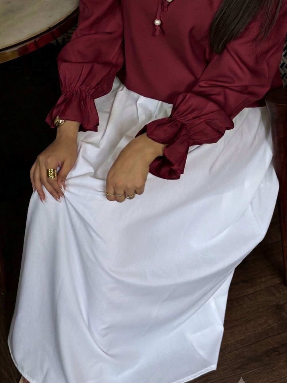 Women's Modest Georgette Blouse